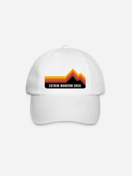 Extrem Wandern 2024 - Baseballkappe - Weiß/Weiß