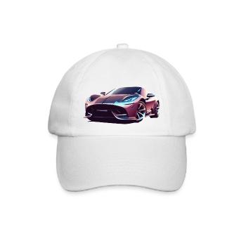 Chrom Sportwagen - Baseballkappe - Weiß/Weiß - Vorne