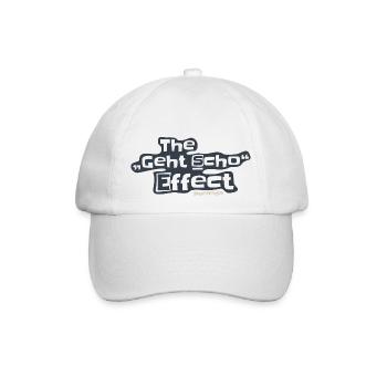 The GEHT SCHO EFFEKT - Motivation pur - Baseballkappe - Weiß/Weiß - Vorne