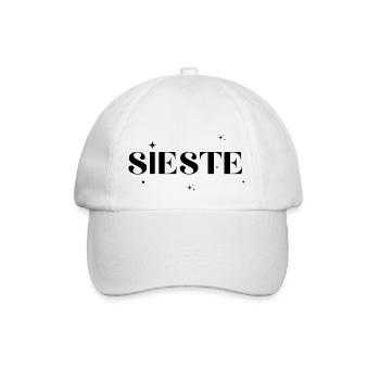 Stern-Nickerchen - Baseballkappe - Weiß/Weiß - Vorne