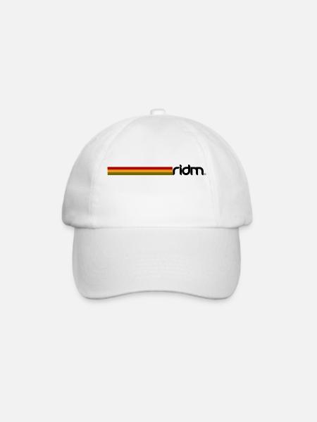 ridm rasta - Baseballkappe - Weiß/Weiß