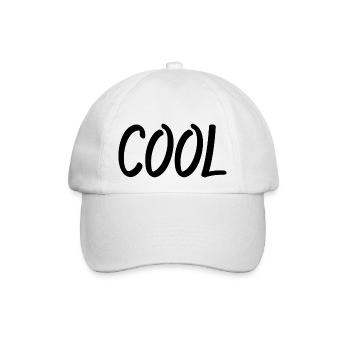 Cool - Baseballkappe - Weiß/Weiß - Vorne
