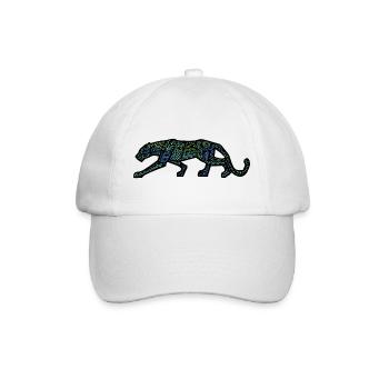 Panther Inca Design - Baseballkappe - Weiß/Weiß - Vorne