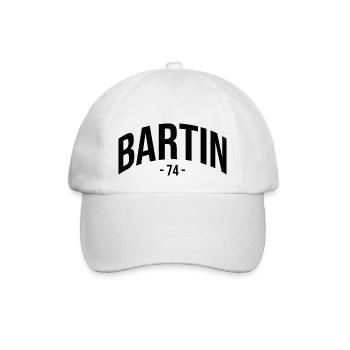 Bartin 74 Türkei Turkiye Geschenk Bartinli TR - Baseballkappe - Weiß/Weiß - Vorne
