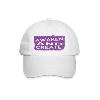 birthday present idea present idea fun - Baseballkappe - Weiß/Weiß - Vorne