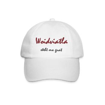 Woidviatla steht ma guat - Baseballkappe - Weiß/Weiß - Vorne