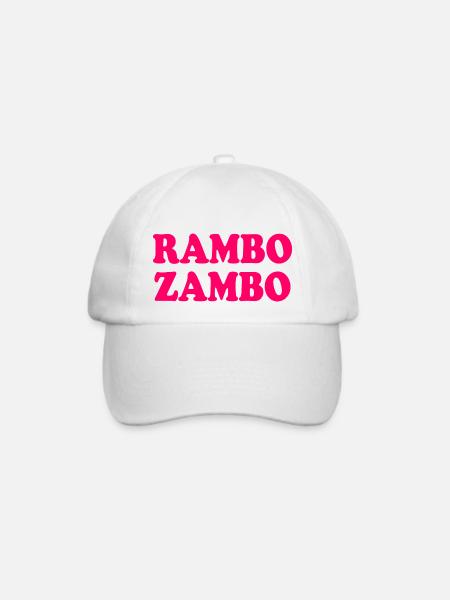 Rambo zambo - Baseballkappe - Weiß/Weiß