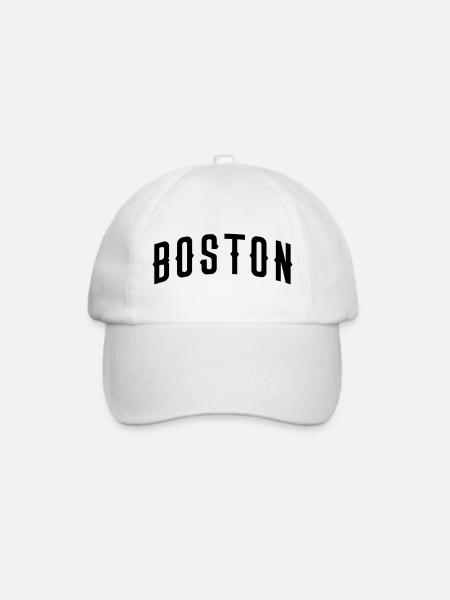 Boston - Baseballkappe - Weiß/Weiß