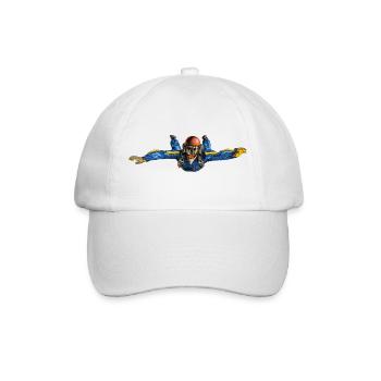 Skydiver - Baseballkappe - Weiß/Weiß - Vorne