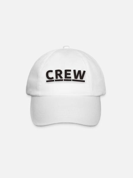 Crew - Baseballkappe - Weiß/Weiß