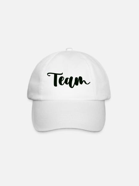Team - Baseballkappe - Weiß/Weiß