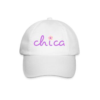 Chica-Blume - Baseballkappe - Weiß/Weiß - Vorne