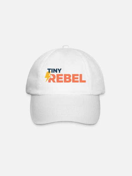 Winziger Rebell - Baseballkappe - Weiß/Weiß