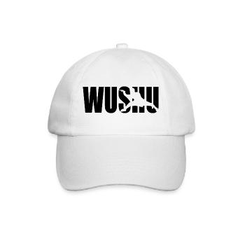Wushu Kung Fu Kampfkunst Klassisches Design - Baseballkappe - Weiß/Weiß - Vorne
