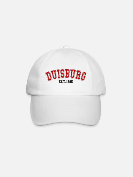 Duisburg Est. 1995 - Baseballkappe - Weiß/Weiß