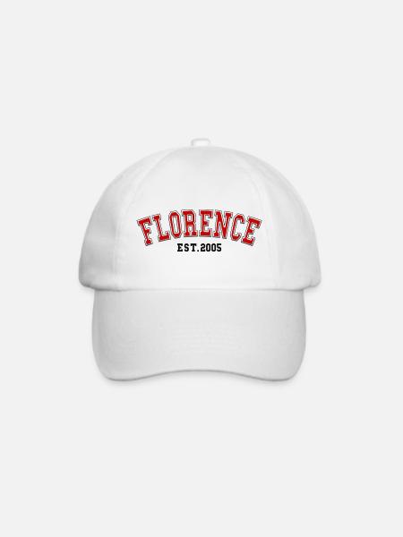 Florenz Est. 2005 - Baseballkappe - Weiß/Weiß