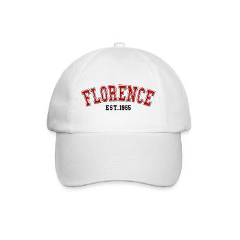 Florenz Est. 1965 - Baseballkappe - Weiß/Weiß - Vorne