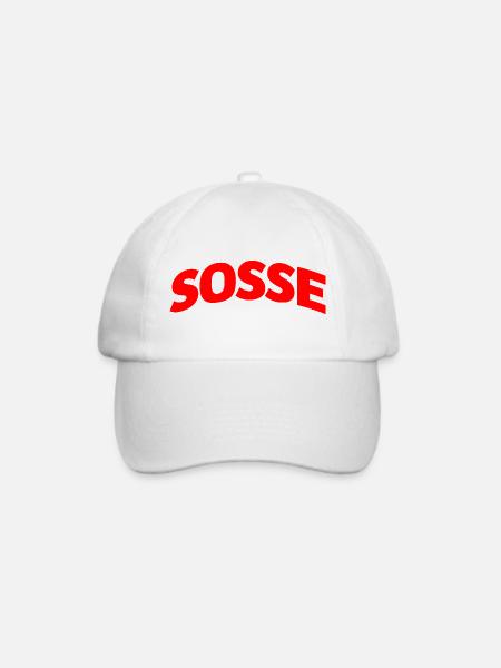Sosse für immer - Baseballkappe - Weiß/Weiß
