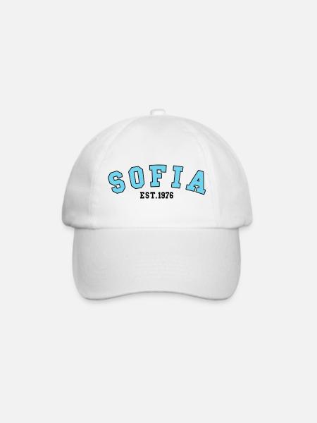 Sofia gegründet 1976 - Baseballkappe - Weiß/Weiß