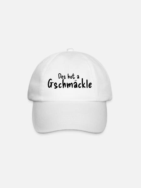 Gschmäckle - Baseballkappe - Weiß/Weiß