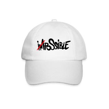 possible Alles ist möglich - Baseballkappe - Weiß/Weiß - Vorne