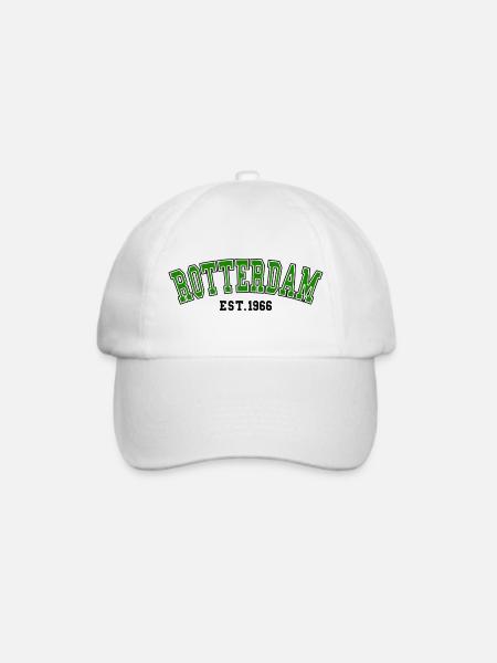 Rotterdam gegründet 1966 - Baseballkappe - Weiß/Weiß