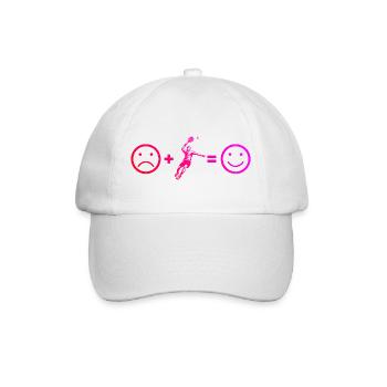 Coole Padel Inspiration - Baseballkappe - Weiß/Weiß - Vorne