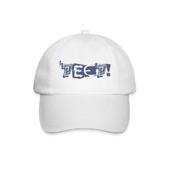 PEEP! - Baseballkappe - Weiß/Weiß - Vorne