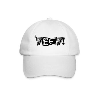 PEEP! - Baseballkappe - Weiß/Weiß - Vorne