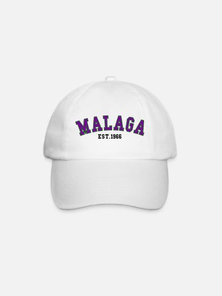 Malaga gegründet 1966 - Baseballkappe - Weiß/Weiß