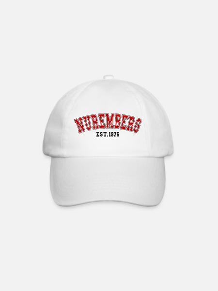 Nürnberg gegründet 1976 - Baseballkappe - Weiß/Weiß