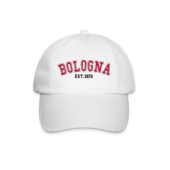 Bologna gegründet 1976 - Baseballkappe - Weiß/Weiß - Vorne