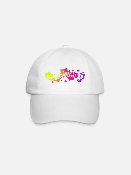 Dissoziation in Regenbogensternen (Farbverlauf) - Baseballkappe - Weiß/Weiß