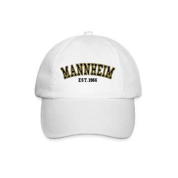 Mannheim gegründet 1966 - Baseballkappe - Weiß/Weiß - Vorne