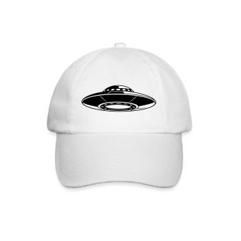 UFO - Baseballkappe - Weiß/Weiß - Vorne
