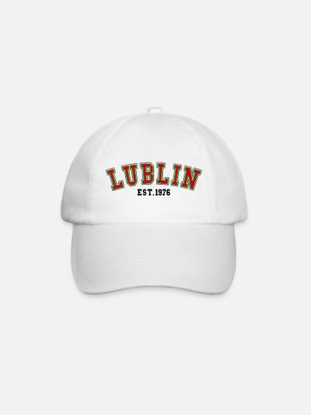 Lublin gegründet 1976 - Baseballkappe - Weiß/Weiß