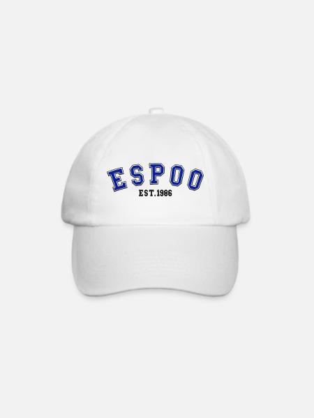 Espoo gegründet 1986 - Baseballkappe - Weiß/Weiß