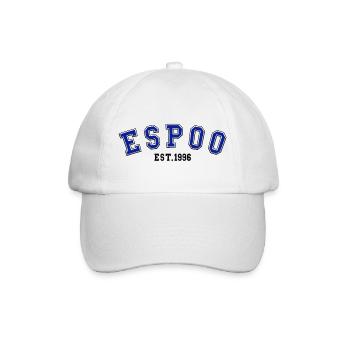 Espoo gegründet 1996 - Baseballkappe - Weiß/Weiß - Vorne