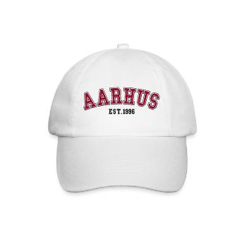 Aarhus gegründet 1996 - Baseballkappe - Weiß/Weiß - Vorne