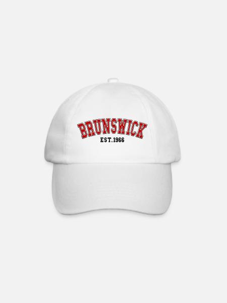 Braunschweig, gegründet 1966 - Baseballkappe - Weiß/Weiß