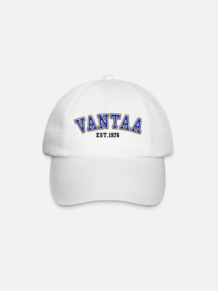 Vantaa gegründet 1976 - Baseballkappe - Weiß/Weiß