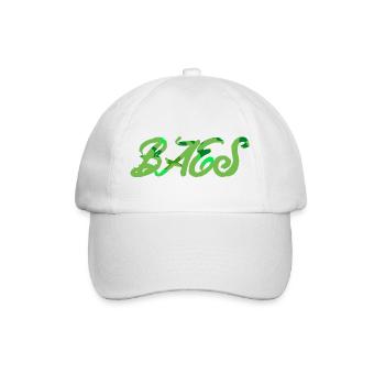 Baes Vorname  - Baseballkappe - Weiß/Weiß - Vorne
