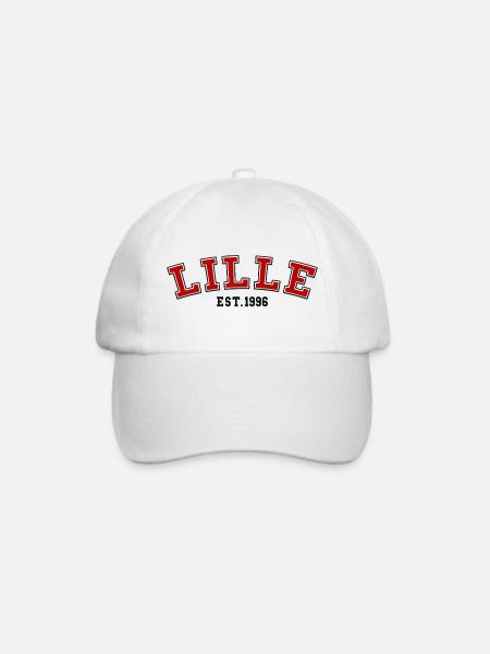 Lille gegründet 1996 - Baseballkappe - Weiß/Weiß
