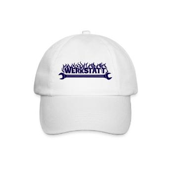 Werkstatt - Baseballkappe - Weiß/Weiß - Vorne