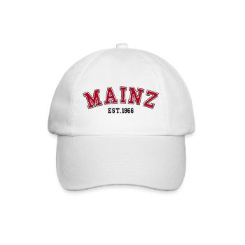 Mainz gegründet 1966 - Baseballkappe - Weiß/Weiß - Vorne