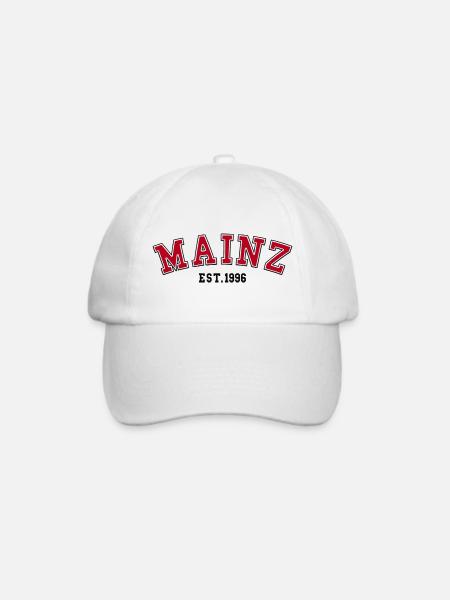 Mainz gegründet 1996 - Baseballkappe - Weiß/Weiß