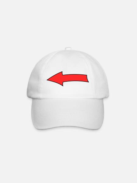 Pfeilbogen - Baseballkappe - Weiß/Weiß