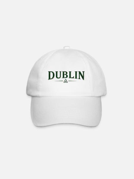 Diblin - Ireland - Irland - irisch - Ire - Baseballkappe - Weiß/Weiß