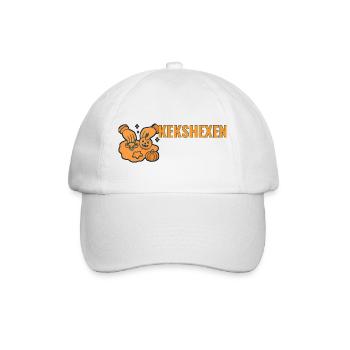 Kekshexen. – Humorvolle Halloween-Keks Motiv. - Baseballkappe - Weiß/Weiß - Vorne
