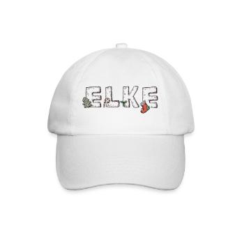 Elke Weihnachtszauber  - Baseballkappe - Weiß/Weiß - Vorne